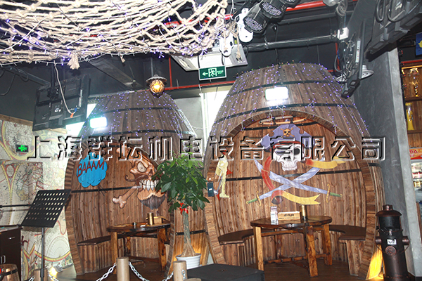 上海船動力吧式燒烤店中央空調項目